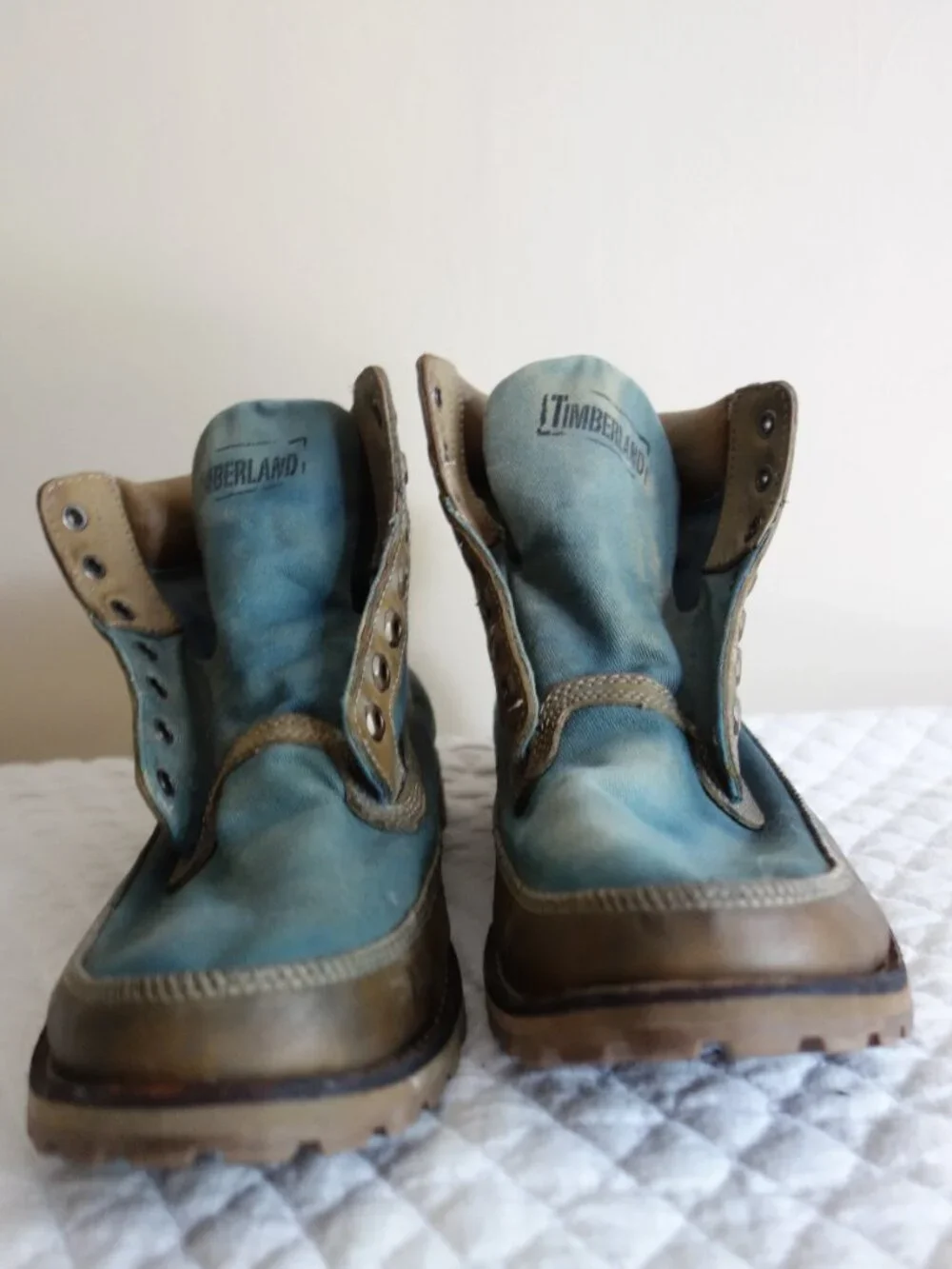 TIMBERLAND Earthkeepers Yelehaiti Blueish Fatigue Boots – Mens 7.5
